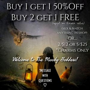 🔥BUY 2 GET 1 FREE!🔥2/$12 or 5/$25 charms ✨️🌙 MIX & MATCH🧚‍♀️BOGO 50%OFF SALE